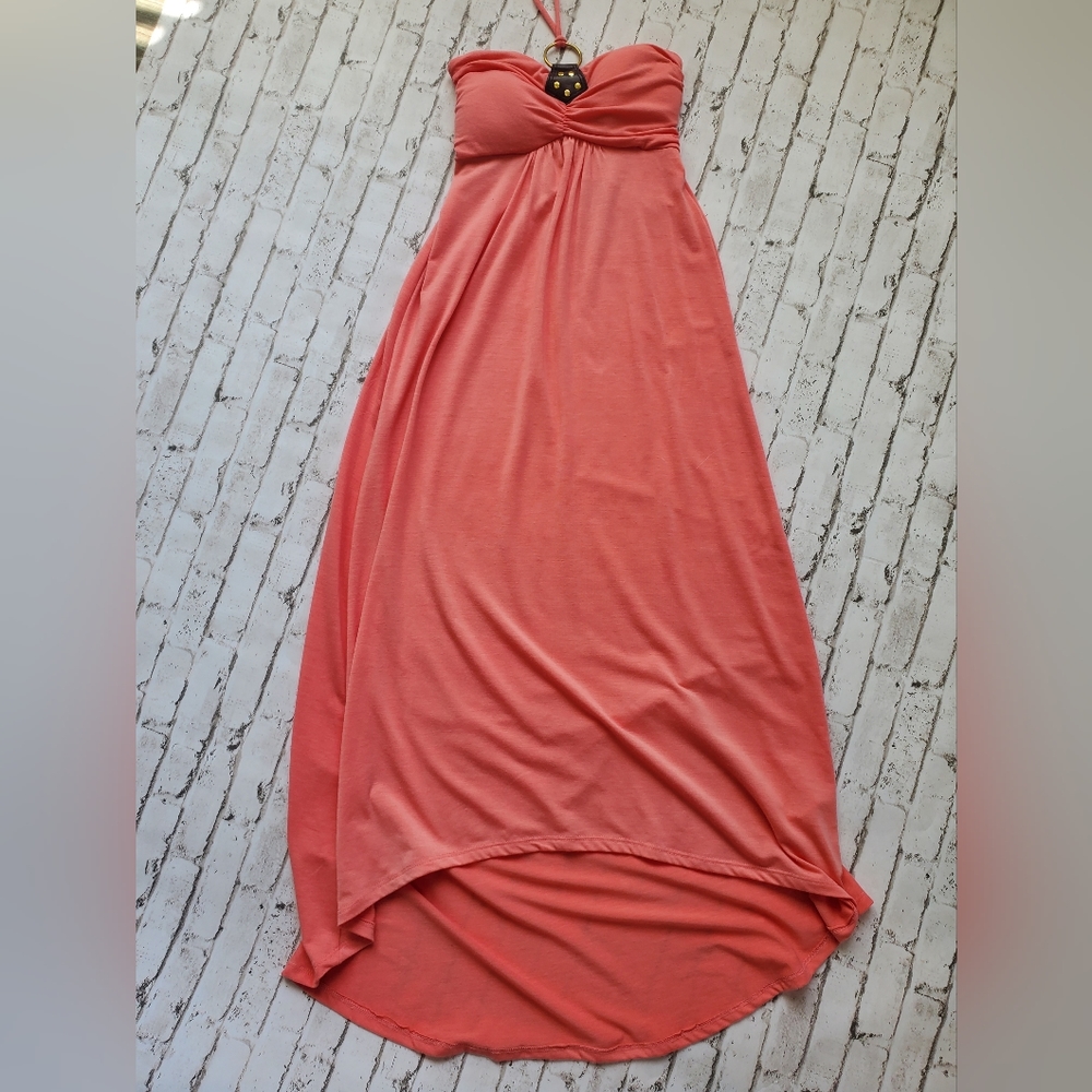 Pink High-low dress, Size Small